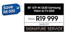 Samsung 85" Q7F 4K QLED Vision AI TV 2025 QA85Q7F