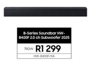 Samsung B-Series Soundbar 2.0 Ch Subwoofer 2025 HW-B400F/XA