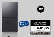 Samsung 630L French Door Refrigerator Black RF29BB8600MTFA