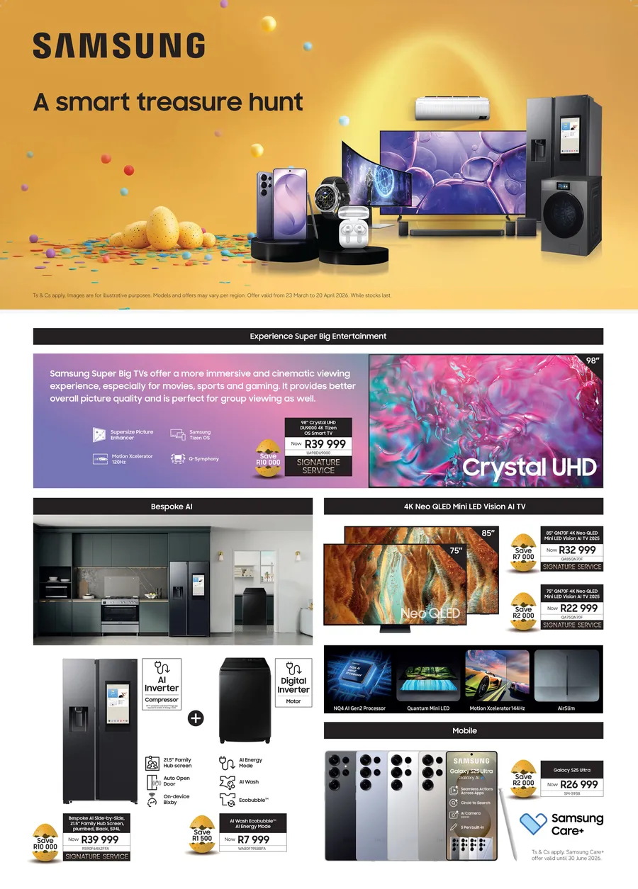 Samsung : A Smart Treasure Hunt (23 March - 20 April 2026)