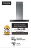 Samsung 60cm Inox & Black Glass T-Shaped Hood NK24C5070US/FA