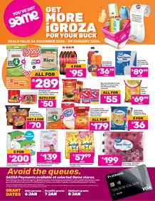 Game SASSA : Get More iGroza For Your Buck (24 December 2025 - 09 January 2026)