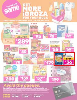 Game SASSA : Get More iGroza For Your Buck (24 December 2025 - 09 January 2026), page 1