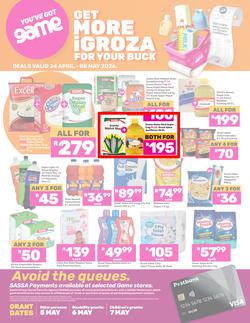 Game SASSA : Get More iGroza For Your Buck (24 April - 08 May 2026), page 1