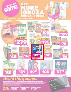 Game SASSA : Get More iGroza For Your Buck (24 April - 08 May 2026), page 1