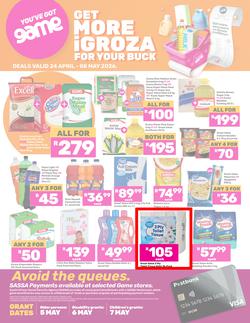 Game SASSA : Get More iGroza For Your Buck (24 April - 08 May 2026), page 1