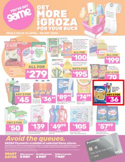 Game SASSA : Get More iGroza For Your Buck (24 April - 08 May 2026), page 1