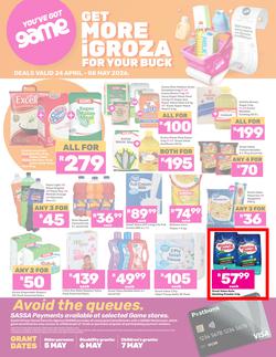 Game SASSA : Get More iGroza For Your Buck (24 April - 08 May 2026), page 1