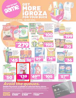 Game SASSA : Get More iGroza For Your Buck (24 April - 08 May 2026), page 1