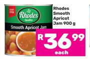 Rhodes Smooth Apricot Jam-900g Each