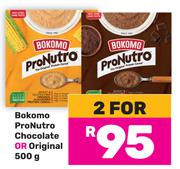 Bokomo Pronutro Chocolate Or Original-For 2 x 500g
