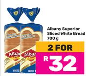 Albany Superior Sliced White Bread-For 2 x 700g