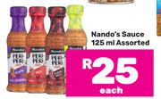 Nando's Sauce Assorted-125ml