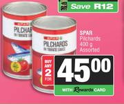 Spar Pilchards Assorted-For 2 x 400g