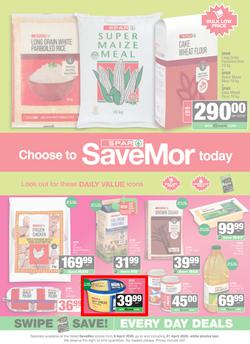 SPAR SaveMor Eastern Cape : Choose To SaveMor Today (13 April - 21 April 2026), page 1