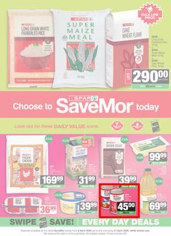 SPAR SaveMor Eastern Cape : Choose To SaveMor Today (13 April - 21 April 2026), page 1