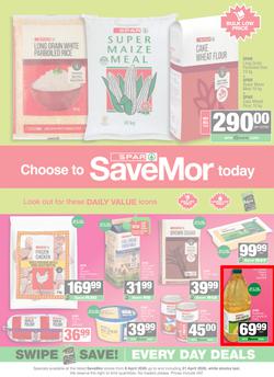SPAR SaveMor Eastern Cape : Choose To SaveMor Today (13 April - 21 April 2026), page 1