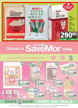 SPAR SaveMor Eastern Cape : Choose To SaveMor Today (13 April - 21 April 2026), page 1