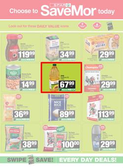 SPAR Savemor Namibia : Choose To Savemor Today (09 March - 22 March 2026), page 1