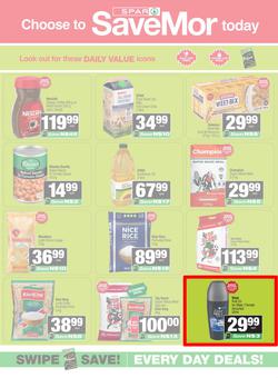 SPAR Savemor Namibia : Choose To Savemor Today (09 March - 22 March 2026), page 1