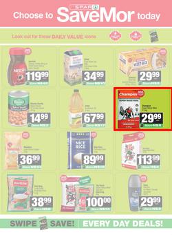 SPAR Savemor Namibia : Choose To Savemor Today (09 March - 22 March 2026), page 1
