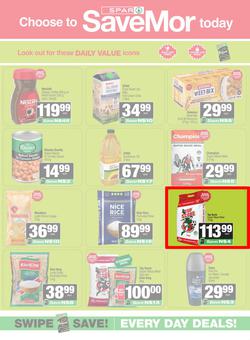 SPAR Savemor Namibia : Choose To Savemor Today (09 March - 22 March 2026), page 1