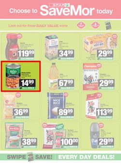 SPAR Savemor Namibia : Choose To Savemor Today (09 March - 22 March 2026), page 1