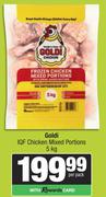 Goldi IQF Chicken Mixed Portions-5kg Per Pack