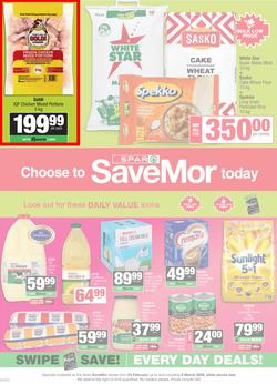 SPAR Savemor Eastern Cape : Super Savings (23 February - 08 March 2026), page 1