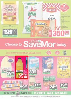 SPAR Savemor Eastern Cape : Super Savings (23 February - 08 March 2026), page 1