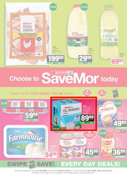 SPAR SaveMor Eastern Cape : Choose To SaveMor Today (23 March - 07 April 2026), page 1