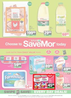 SPAR SaveMor Eastern Cape : Choose To SaveMor Today (23 March - 07 April 2026), page 1