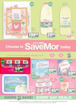 SPAR SaveMor Eastern Cape : Choose To SaveMor Today (23 March - 07 April 2026), page 1
