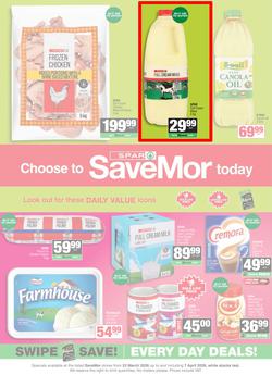 SPAR SaveMor Eastern Cape : Choose To SaveMor Today (23 March - 07 April 2026), page 1