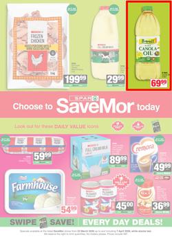 SPAR SaveMor Eastern Cape : Choose To SaveMor Today (23 March - 07 April 2026), page 1