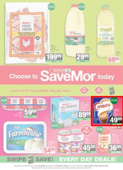 SPAR SaveMor Eastern Cape : Choose To SaveMor Today (23 March - 07 April 2026), page 1