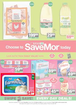SPAR SaveMor Eastern Cape : Choose To SaveMor Today (23 March - 07 April 2026), page 1