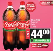 Coca Cola Original Only-For 2 x 2L