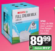 Spar Long Life Milk-6 x 1L