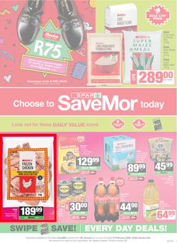 SPAR Savemor Eastern Cape : Choose To Savemor Today (20 January - 08 February 2026), page 1