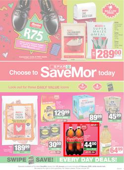 SPAR Savemor Eastern Cape : Choose To Savemor Today (20 January - 08 February 2026), page 1