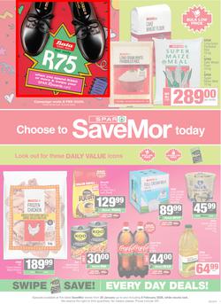 SPAR Savemor Eastern Cape : Choose To Savemor Today (20 January - 08 February 2026), page 1