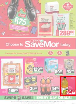 SPAR Savemor Eastern Cape : Choose To Savemor Today (20 January - 08 February 2026), page 1