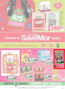 SPAR Savemor Eastern Cape : Choose To Savemor Today (20 January - 08 February 2026), page 1