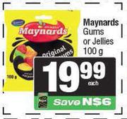 Maynards Gums Or Jellies-100g Each