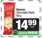 Beacon Chocolate Slabs-80g Each