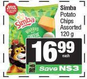 Simba Potato Chips Assorted-120g Each