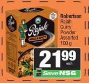 Robertson Rajah Curry Powder Assorted-100g