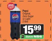 Pepsi Original Zero Sugar Or Light-2L