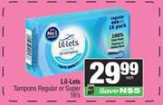 Lil-Lets Tampons Regular Or Super-16s